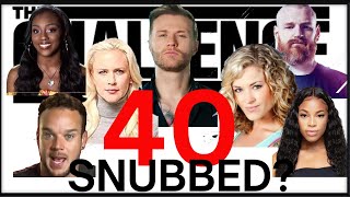 SNUBBED? MTV THE CHALLENGE 40 ERAS Snubbed Cast