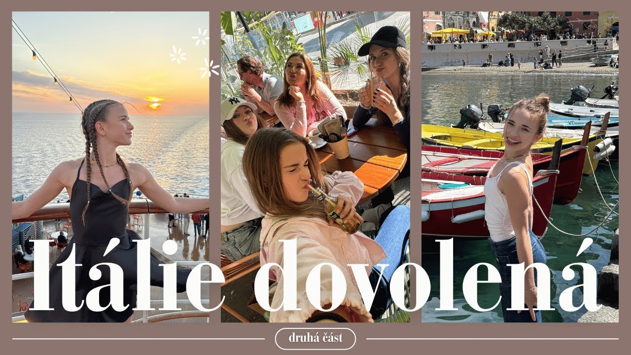 Dovolená v Itálii - pokračování 🇮🇹🛳️ | VLOG