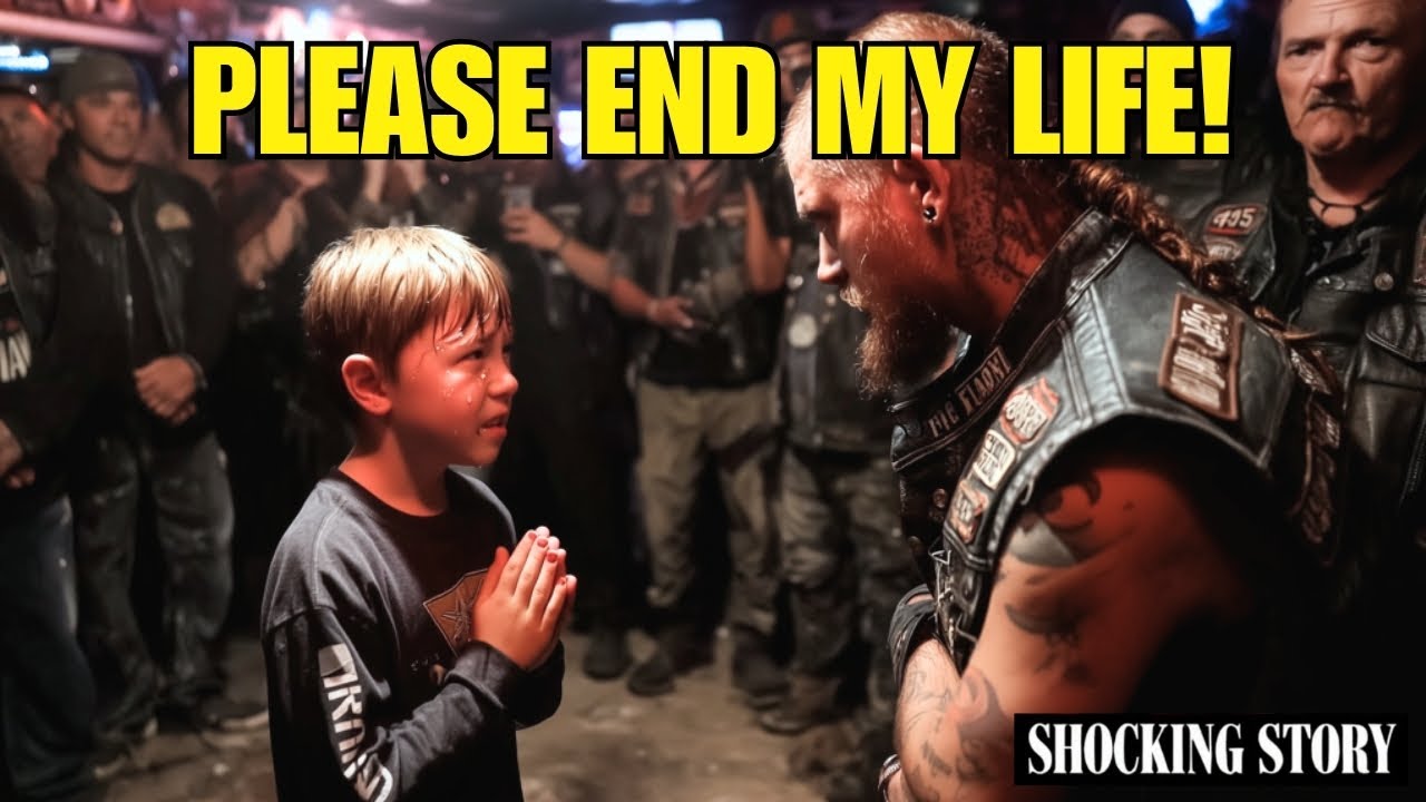 Little Boy Begged Bikers To End His Life | Watch What Bikers Did