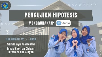 Pengujian hipotesis menggunakan Rstudio @statistikinferensial9972
