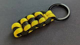Make a Mad Max Style Endless Falls Paracord Keychain with Beads Tutorial