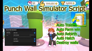 Punch Wall Simulator Script fast auto farm