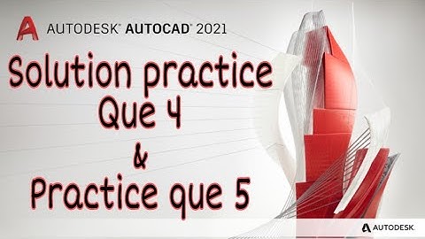 Practice Exercise 4 Solution / Syncronised Cad /Autocad / Abhishek Vishal/ Like And Subscribe