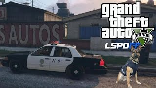 GTA 5 PC MODS - LSPDFR - POLICE SIMULATOR - EP 10 (NO COMMENTARY) K9