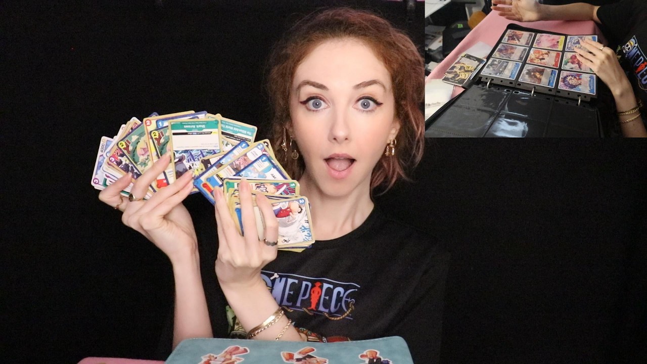 Opening and Organising 400 One Piece Cards ASMR