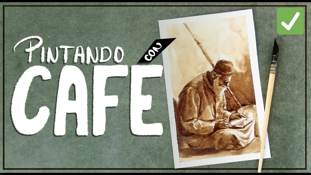 Como PINTAR CON Café 