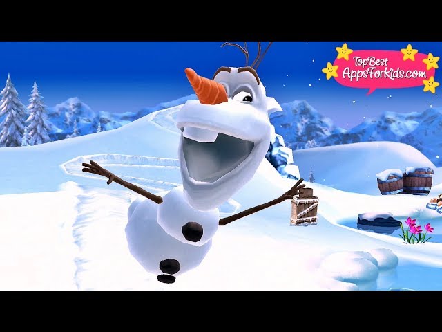 Olaf's Adventures ⛸️ Ice Skating u0026 Hockey Playing with Olaf 🏒 Disney Frozen App for Kids class=