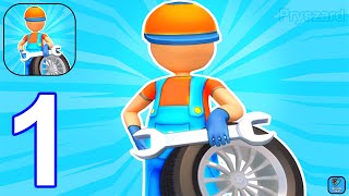 Idle Car Service - Gameplay Walkthrough Part 1 Car Repair Shop Game (iOS,Android) screenshot 1