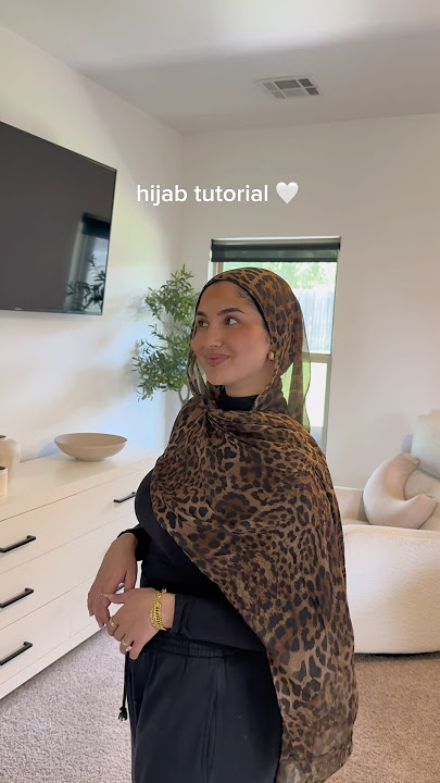 budge proof hijab tutorial🤍 cotton underpiece w a modal hijab is the best combo🤌🏼 #hijabtutorial