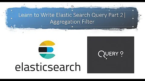Learn to Write Elastic Search Query Part 2 Aggregation Filter