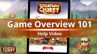 Creature Quest - GAME OVERVIEW 101 Help Video screenshot 4