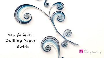 How to Make Quilling Swirls | 4 Ways to Make Swirls from Multiple Strips of Paper