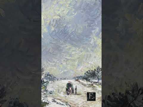 Pissarro Never Skipped Winter