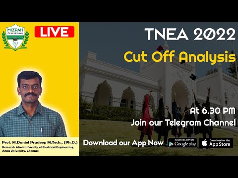 ? LIVE - TNEA 2022 Cut Off Analysis - Ask Your Doubts - Mizpah Career Academy