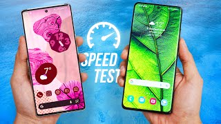 Google Pixel 6 Pro vs Samsung Galaxy S21 Ultra - Speed Test