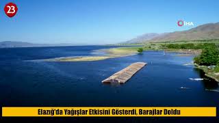 Elaziğda Yağişlar Etki̇si̇ni̇ Gösterdi̇, Kaleci̇k Baraji Ve Tatar Göleti̇ Yüzde 100 Doldu