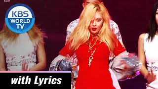 HyunA(현아) - Red(빨개요) [The 2017 KBS Song Festival / ENG / 2017.12.29]