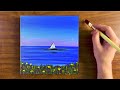 Easy Nature Painting | Acrylic Painting Tutorial for Beginners | Painting
