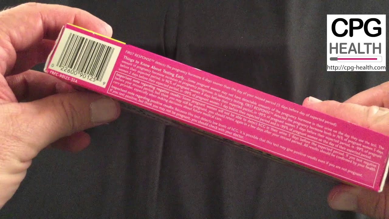 Pregnancy Test, First Response Early Result, Compare to Equate Pregnancy Test
