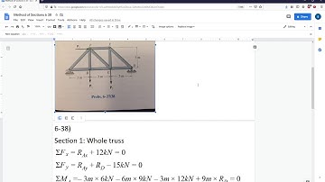 Method of Sections 6 38