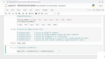 Python para data science - Aula 04 - Estruturas de dados