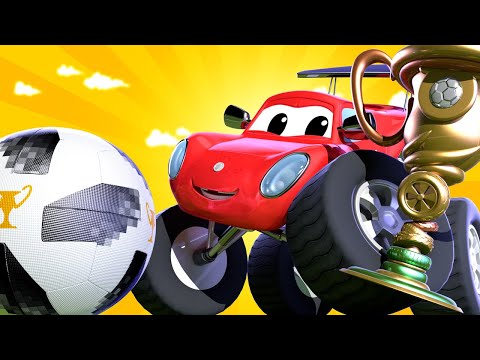 شاحنات وحشية للأطفال - كأس بلدة الوحوش يضيع رسوم متحركة للأطفال 🚗-