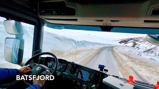Cabin View Driving Norway Scania S560 - Batsfjord