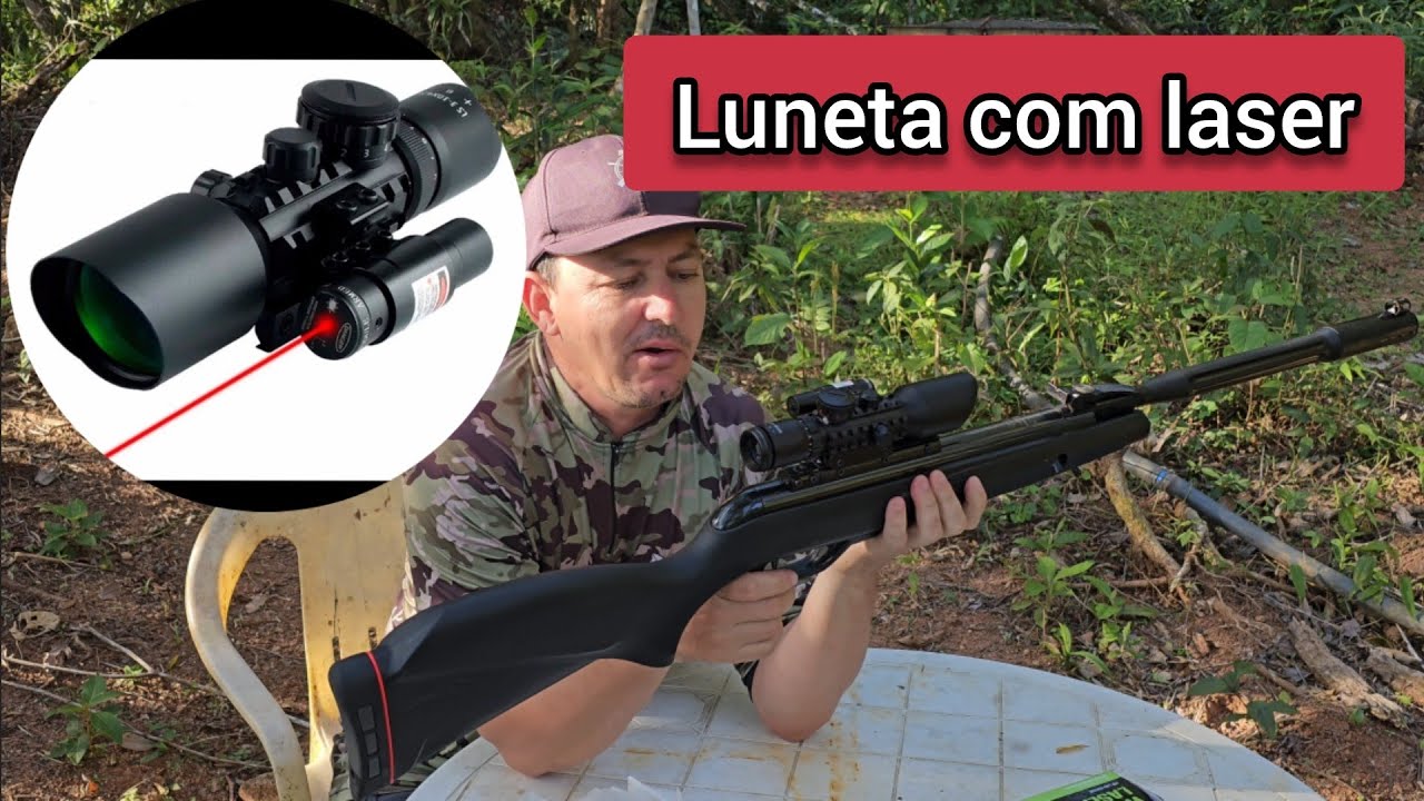 Luneta red dot com laser, presta ????