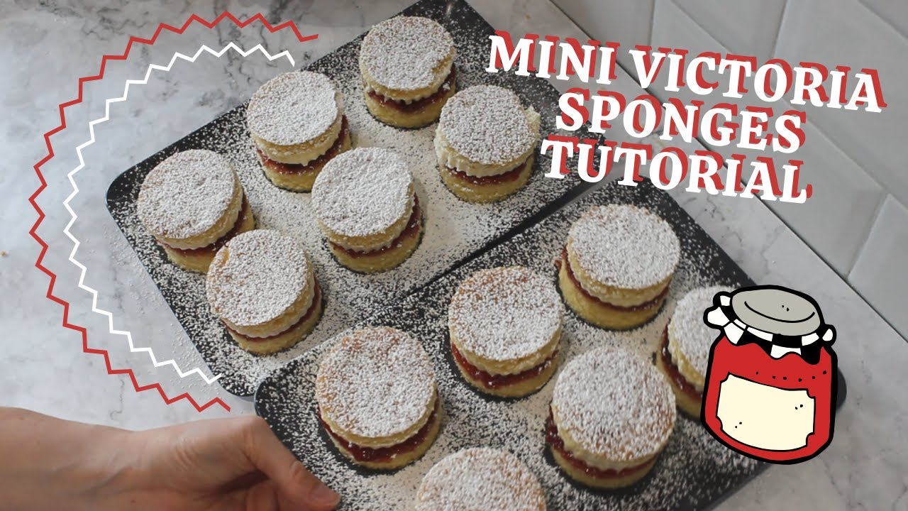 Mini Victoria Sponges Tutorial