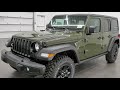 2021 JEEP WRANGLER WILLYS SPORT UNLIMITED HARD TOP SARGE GREEN WRANGLER WALK AROUND IN DEPTH REVIEW