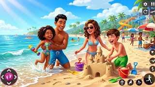 Virtual Family Summer Vacation 🌴 | Fun Holiday Adventures & Family Simulator Gameplay screenshot 1
