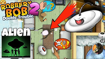 Robbery Bob 2 - Alien Costume Troll All Police Gameplay #15