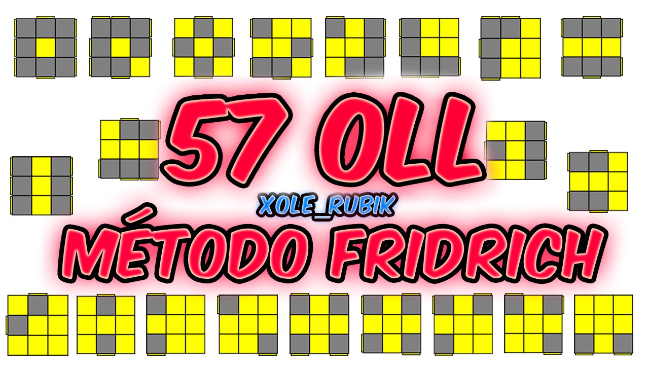 Metodo Fridrich Oll Completo Resolver Cubo De Rubik 3x3 Avanzado