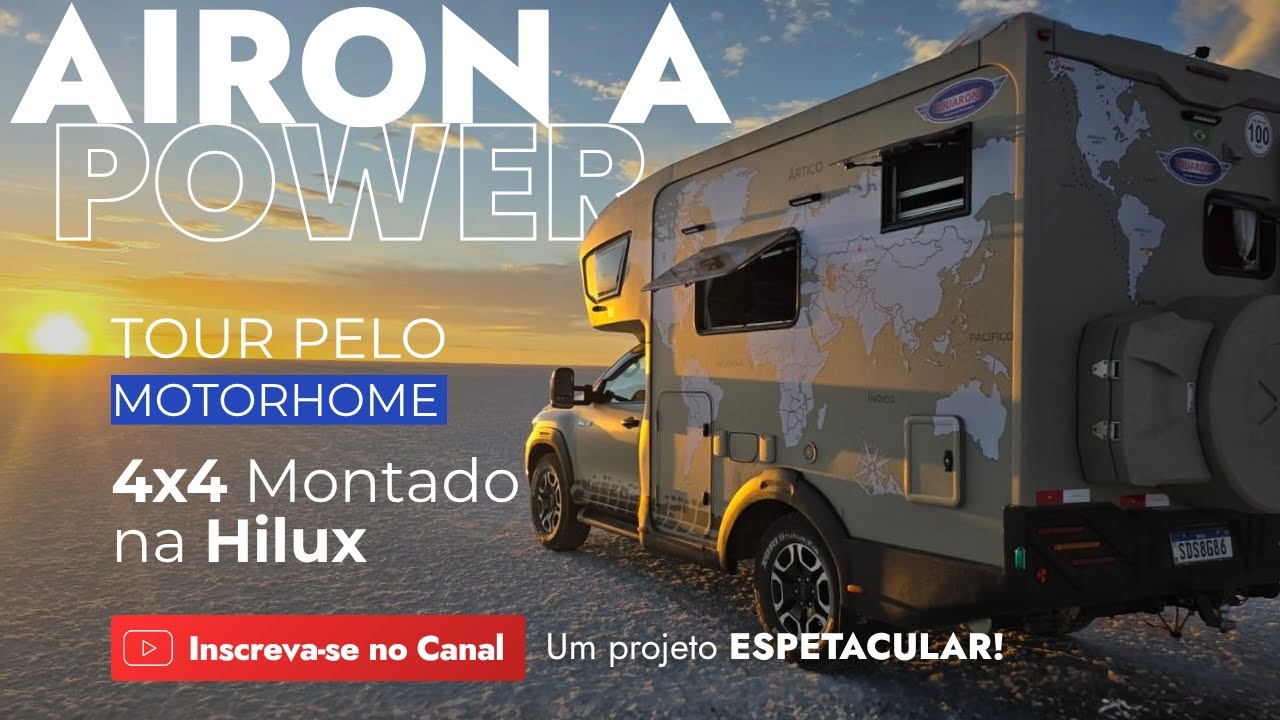 Motorhome Duaron Airon A POWER Instalado na Hilux - Tour Detalhado