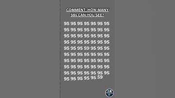 99% of Viewers Fail! Can YOU Spot the Hidden Numbers? 🤯  #shorts