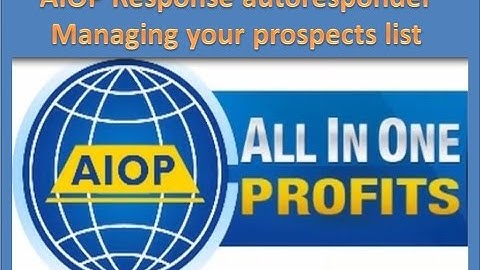 AIOP Response autoresponder
