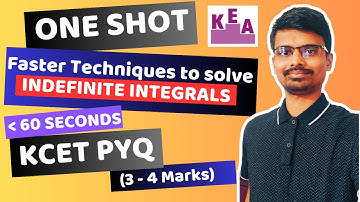 Integrals Made Easy| All PYQs Solved | Tips and Tricks | KCET 2025