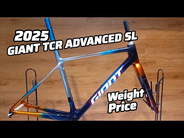 2025 GIANT TCR ADVANCED SL DISC FRAMESET RACING BLUE SMALL +
