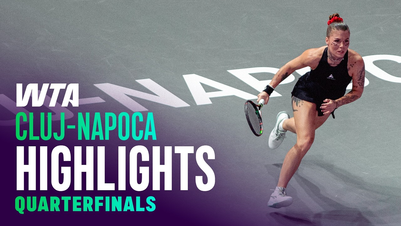 Quarterfinals in Cluj-Napoca featuring Raducanu, Oliynykova, Cirstea and more | WTA Match Highlights