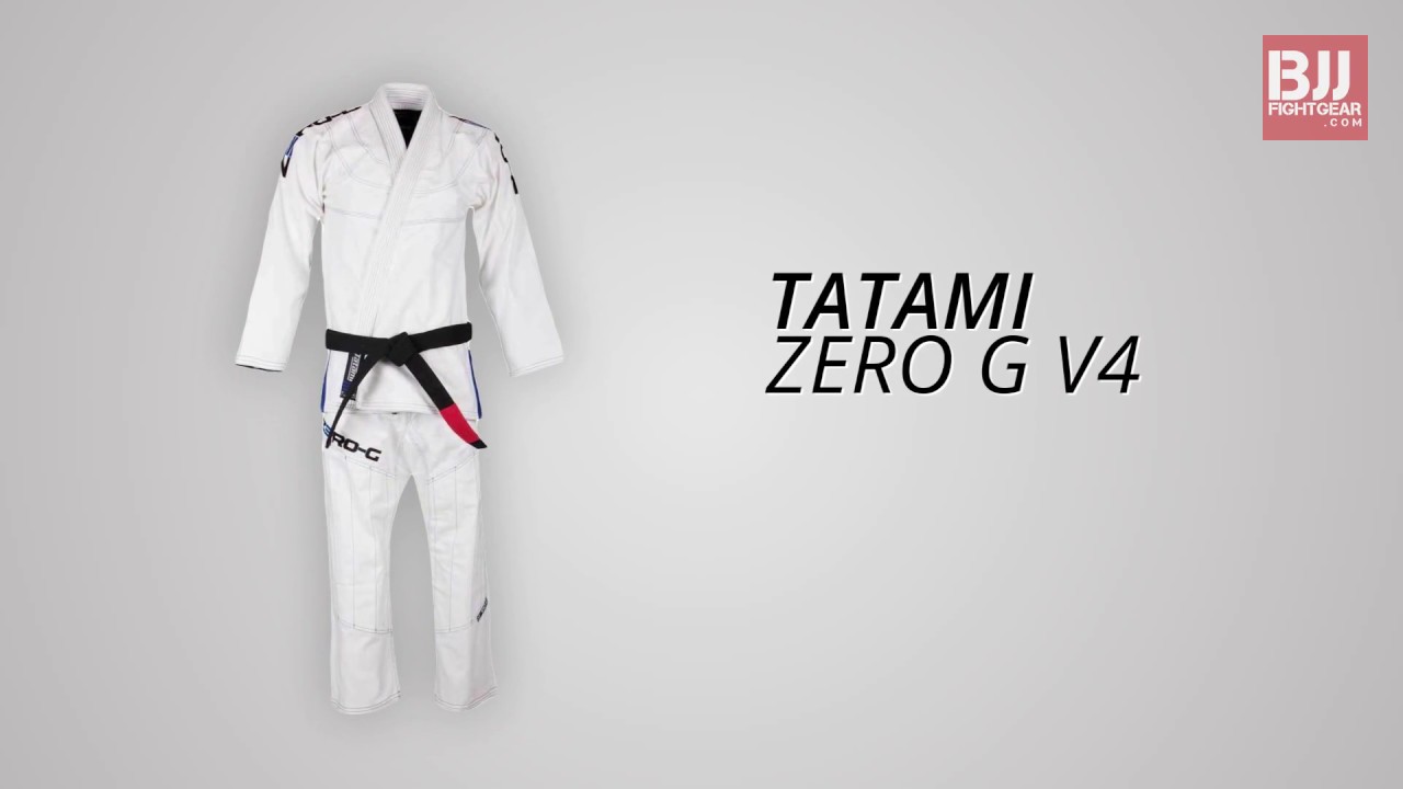 Tatami Zero G Size Chart