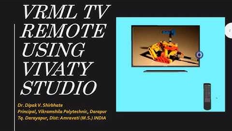 VRML TV REMOTE CONTROLLER USING VIVATY STUDIO