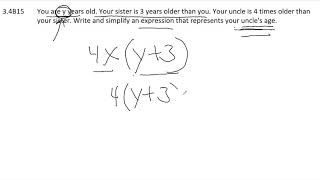 3.4B15 Write an Expression and Simplify