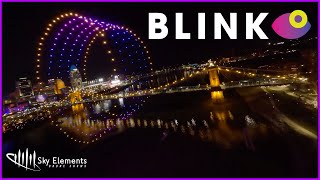 2022 BLINK Festival Drone Show | Cincinnati, OH | Sky Elements Drones