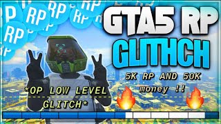 *NEW* GTA 5 (5K RP GLITCH EVERY FEW MINUTES! (WORKING AFTER PATCH 1.51) *LOW LEVEL MONEY GLITCH*