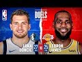 Luka & LeBron Duel in Los Angeles!