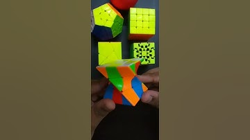 Twisted 3x3 rubiks cube Checkerboard Pattern#shorts