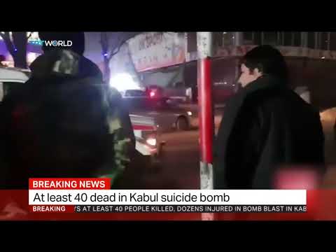 At least 40 killed in Kabul suicide bombing