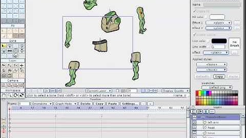 06 03. Rigging Parts  Parenting-Anime Studio Pro Tutorial