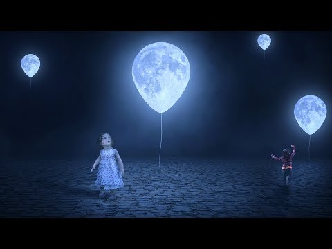 Moon Balloon Photoshop Manipulation Tutorial Photo Effects | Dreamy Light Effects