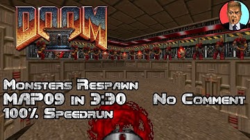 [World Record] UV Respawn Speedrun of Doom 2 Map 09 in 3:30 {No Comment}